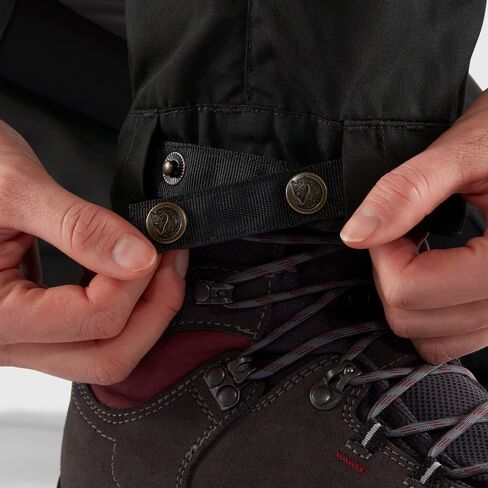 Fjällräven Keb Trousers Curved Black 48 (US Womens 18) R in Saudi Arabia