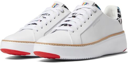 Cole Haan Women's Grandpro TopSpin Sneaker Silver Talca/Optic White 10 B - Medium in Kuwait