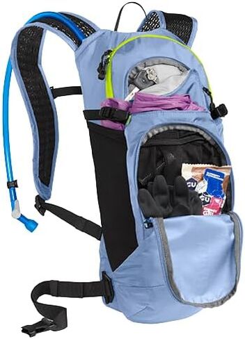 CamelBak Women's Fourteener 24 Hiking Hydration Pack 100oz - Hike Backpack, Smoke Blue/Fiery Coral in Saudi Arabia