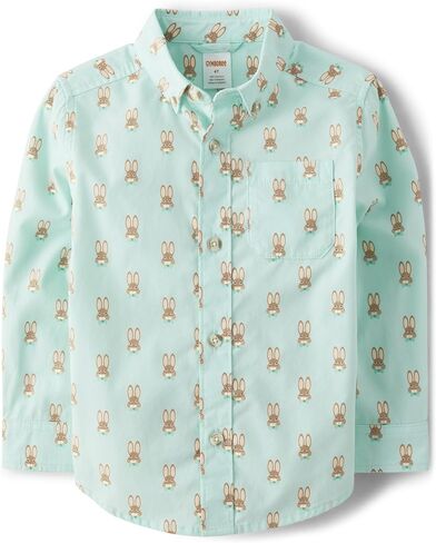 Gymboree,and Toddler Long Sleeve Button Up Shirts,Red Christmas Trees,18-24 Months in Saudi Arabia
