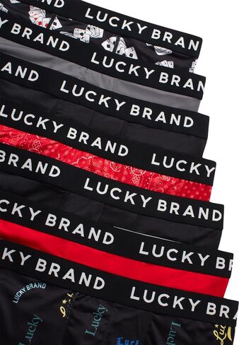 سراويل داخلية للرجال من Lucky Brand - 7 قطع من الملاكمين الناعم القابل للتمدد للرجال - ملابس داخلية رياضية نشطة للرجال (S-XL) in Saudi Arabia