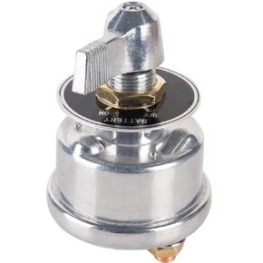 BlueStars Master Battery Disconnect Switch 12-48V 300A DC Continuous ON/Off Aluminium Housing Battery Disconnect Master Used for RV, Marine, Car, Boat, Truck, SUV, Ship, Yacht Batteries and Others