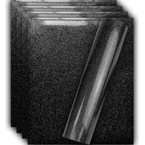 Gold Glitter HTV Heat Transfer Vinyl for T-shirt, 12" X 10"(3 Sheets)