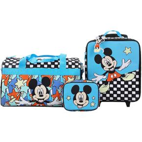Paw Patrol Pups & Logo 3-Piece Youth Duffle Bag Travel Set With Pilot Case & Luggage Tag