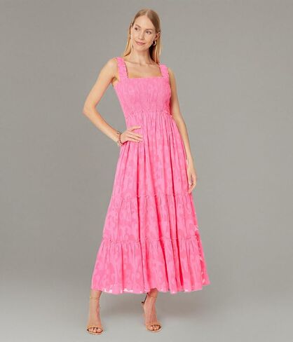 Lilly Pulitzer Women's Hadly Smocked Maxi Dress in Saudi Arabia