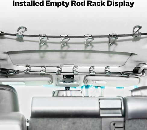 OJYDOIIIY Fishing Rod Rack for Car, Fishing Pole Storage Holder for Vehicle like SUV,Truck,Van in Kuwait