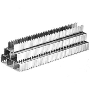 Beveled Chiseled Pointed Heavy Duty 3/8" Crown T/50 304 Stainless Steel Staples 1300-Count 5 Sizes: 1/4", 5/16", 3/8", 1/2", 9/16", Assorted Size Project Pack, Pneumatic Electric T50 Stapler