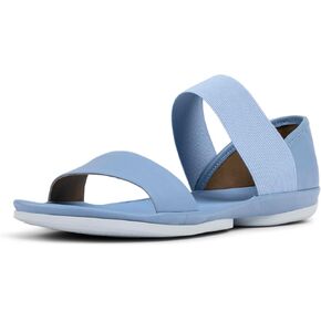 Camper Women's Right Nina 21735 Mary Jane Flat, Blue, 8 us