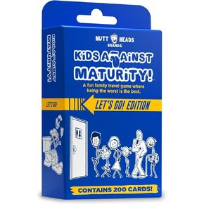 Kids Against Maturity: Card Game for Kids and Families, Super Fun Hilarious for Family Party Game Night, Combo Pack with Expansion #1 and #2