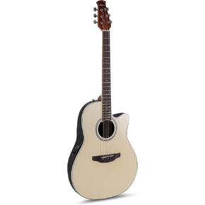 E Akustikgitarre traditional AB28-5S Super Shallow Cutaway black satin