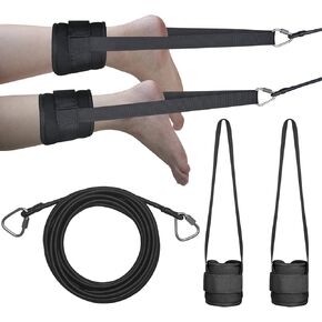 UCEDER Swim Resistance Belt Swim Tether Stationary Swimming Swim Bungee Cords Swim Training Leash
