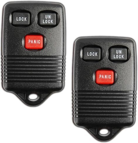 KeylessOption Key Fob Replacement for 1993 1994 1995 1996 1997 1998 Ford Lincoln Mercury Keyless Entry Remote Car Control, 3-Button GQ43VT4T - 2 Pack in Kuwait