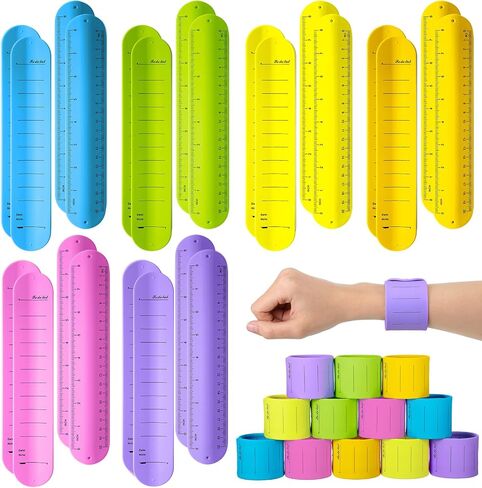 Gemscream 24 Pcs Silicone Memo Wrist Band Nurse Notepad Silicone Reminder Bracelet Waterproof Silicone Slap Bracelet Erasable Wearable to Do List Bracelet Nursing Supplies for Nurses Memo Wristband in Saudi Arabia