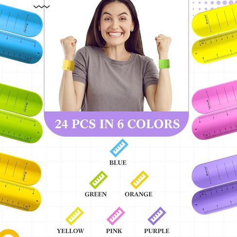 Gemscream 24 Pcs Silicone Memo Wrist Band Nurse Notepad Silicone Reminder Bracelet Waterproof Silicone Slap Bracelet Erasable Wearable to Do List Bracelet Nursing Supplies for Nurses Memo Wristband in Saudi Arabia