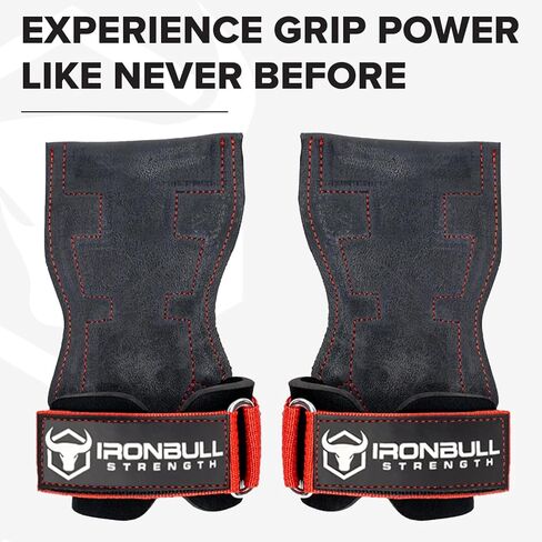 مقابض رفع EZ Gripz PRO V2 لرفع الأثقال: أشرطة رفع الأثقال للصالة الرياضية مع مقابض مبطنة من النيوبرين للمعصم قابلة للتعديل - خطافات رفع ولفائف المعصم وقفازات بديلة للرفع المميت والصفوف in Kuwait