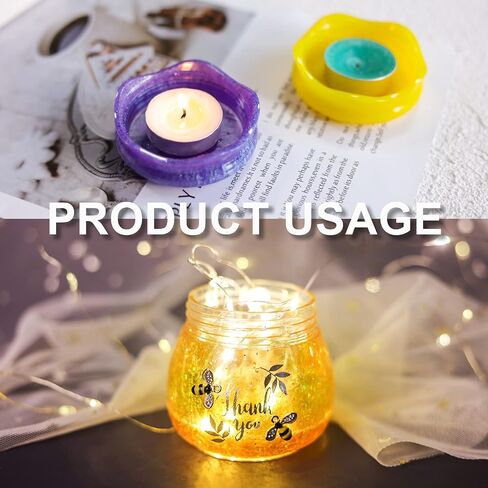LET'S RESIN Jar Resin Molds Silicone, Mushroom Resin Jar Mold with Lid, Silicone Molds for Epoxy Resin, Epoxy Molds Silicone for Christmas Gifts, Storage Container, Candle Holder, Candy Jar in Saudi Arabia