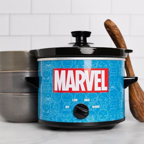 Uncanny Brands Marvel's X-Men Kawaii 2qt طباخ بطيء - طهي مع Marvel Mutants in Kuwait