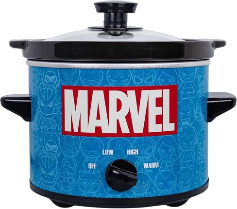 Uncanny Brands Marvel's X-Men Kawaii 2qt طباخ بطيء - طهي مع Marvel Mutants in Kuwait