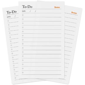 Notsu To Do List Grid Index Box Box 3x5 Set | 50 بطاقة ملاحظات عمودية لمخطط المهام مع حافظة حامل بطاقة الفهرسة
