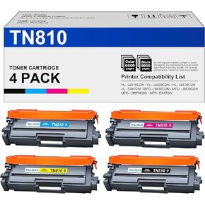 TN221 TN225 Toner Cartridges Replacement for Brother TN221 Toner Cartridges, TN225 TN221 Toner Cartridges Compatible with Brother MFC-9130CW HL-3170CDW MFC-9340CW MFC-9330CDW HL-3140CW (5 Packs)