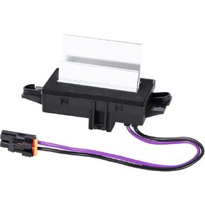 AC Heater Blower Motor Resistor - Compatible with Chevy Silverado Buick Cadillac GMC Dodge Hummer Pontiac Saturn Replace#15141283,13598134,4P1594