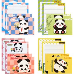 40 Lined Writing Stationery Paper with 20 Envelopes, Colorful Sky Designs for Writing Letter, Notes, Invitations, 4 Different Style (9.4 x 6.6")
