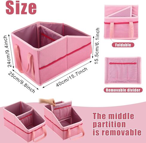 Honeydak Car Storage Organizer for Console Front/back Seat with Divide and Multi-pockets Automotive Car Caddy Organizer for SUV, Truck Foldable Passenger Seat Organizer for Kids Adults Accessories in Saudi Arabia