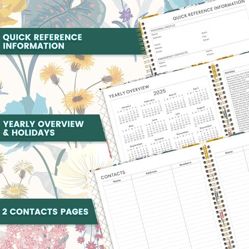 Youthamazing Planner 2024-2025 - JULY 2024 - JUNE 2025, 8" x 10", Planner 2024-2025 Weekly and Monthly, 2024-2025 Academic Planner Spiral Bound in Saudi Arabia