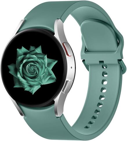 أحزمة No Gap متوافقة مع نطاقات Samsung Galaxy Watch 6/5/4 40 مم 44 مم وساعة Galaxy Watch 6 الكلاسيكية 43 مم 47 مم، 20 مم أحزمة بديلة رياضية من السيليكون الناعم متوافقة مع أحزمة ساعات سامسونج للنساء والرجال in Saudi Arabia