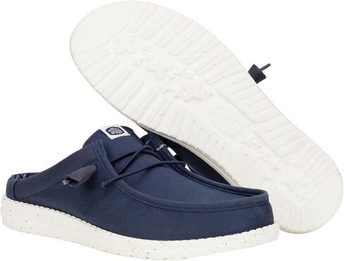 Hey Dude Men's Wally Slip Stretch Canvas | Men's Shoes | Men Slip-on Loafers | Comfortable & Light-Weight in Saudi Arabia