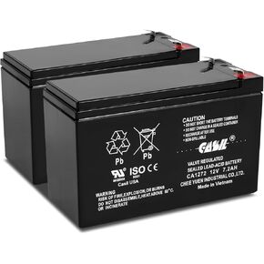 Casil 12V 8Ah Replacement Battery Compatible with Razor e300s 2 Pack