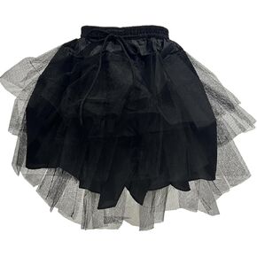 Little Big Girl’s Half Slip Hoopless Petticoat Crinoline with 3 Layers Tutu Skirt