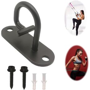 3 PCS Resistance Band Wall Anchor,Resistance Band Wall Anchor,Space Saving Wall Mount Workout Anchors for Home Gym Workouts，Body Weight Straps, Suspension Training, Exercise,Stretching,Yoga