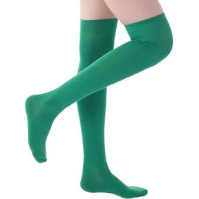 Women High Socks Over Knee Stockings Extra Long Stretchy Sock for Daily Wear Halloween Dress up