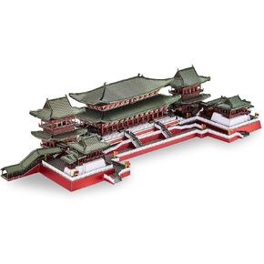 Piececool 3D Metal Model Kits-Guanque Tower-Famous Architecture Model Kits-DIY 3D Metal Puzzle for Adult-Great Gift Ideas-319 Pcs