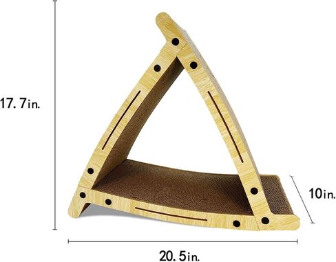 L Shape Wave Cat Scratching Pad,Scratching Board for Indoor Cats, Cats Toy, Cat Scratching Post, Large Size, GESTTONG,Cat Scratches,Wall-Mount Cat Scratchers for Indoor Cats,Cat Scratching Board in Saudi Arabia