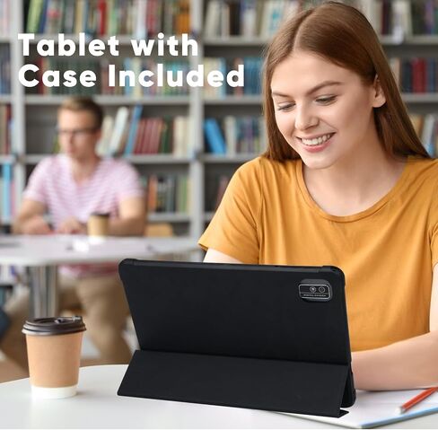 YosaToo Tablet 10 بوصة Android Tablet، Android 11 Tablet مع حافظة متضمنة، 3GB RAM 64GB ROM 512GB توسيع، جهاز لوحي WiFi 10 بوصة IPS HD شاشة تعمل باللمس كاميرا مزدوجة عمر بطارية طويل in Kuwait