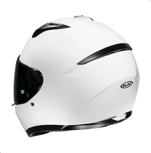HJC C10 Men's Street Motorcycle Helmet - White / Large in Kuwait