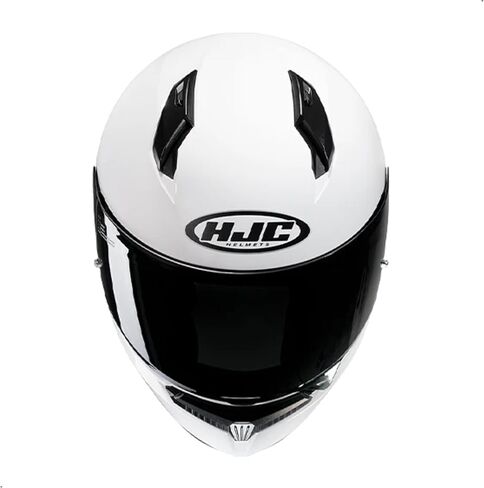 HJC C10 Men's Street Motorcycle Helmet - White / Large in Kuwait