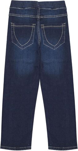 A2Z 4 أطفال بنات جينز جينز مريح قابل للتمدد سروال واسع من الأسفل - جينز JN36 أزرق متوسط ​​13-14 in Kuwait