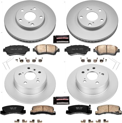Power Stop KOE2776 Autospecialty Front and Rear Replacement Brake Kit-OE Brake Rotors & Ceramic Brake Pads in Saudi Arabia