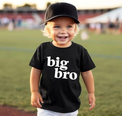 SOFEON Big Brother Shirt for Toddler Baby Boy Promoted to Big Bro Announcement T-Shirt Kids Summer Short Sleeve Tees Top in Saudi Arabia