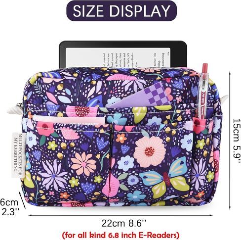 Multiple Pockets Portfolio Organizer with Zippered,Storage Pencil Pouch Bag in Saudi Arabia