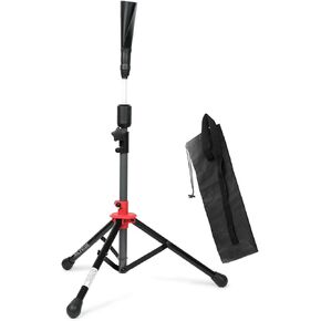 Baseball & Softball Batting Tee - Hitting Travel Tee | Adjustable Height | Portable & Collapsible | Tripod Base