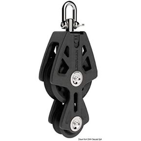 Lewmar 29927231BK 72Mm Sync Block Fiddle Bk Multi