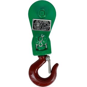 4 Ton Snatch Block with Swivel Hook Fit 3 inch Sheave 1/2 inch Wire Rope for Flatbed Tow Truck Rollback Wrecker