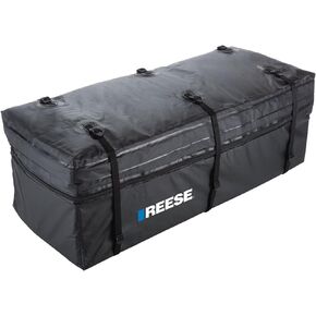 Reese 1044000 Olympia Hitch Mounted Waterproof Cargo Carrier Bag, 48 x 19 x 22-Inch (11 cu ft) Black