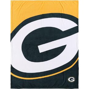 FOCO NFL Unisex-Adult NFL Team Logo 60" x 50" Supreme Slumber Plush Throw Blanket