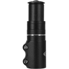 CYSKY دراجة الجذعية Riser 28.6mm دراجة شوكة الجذعية موسع سبائك الألومنيوم قابل للتعديل المقود الناهض محول للدراجات الجبلية، دراجة الطريق، MTB، BMX، Fixie (1-1/8 "أسود)