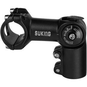 FOMTOR 31.8 Adjustable Stem 0~90 Degree 80mm MTB Adjustable Bike Stem for 31.8mm(1.25") Handlebar Mountain Bike, Road Bike, Fixed Gear Bicycle, BMX